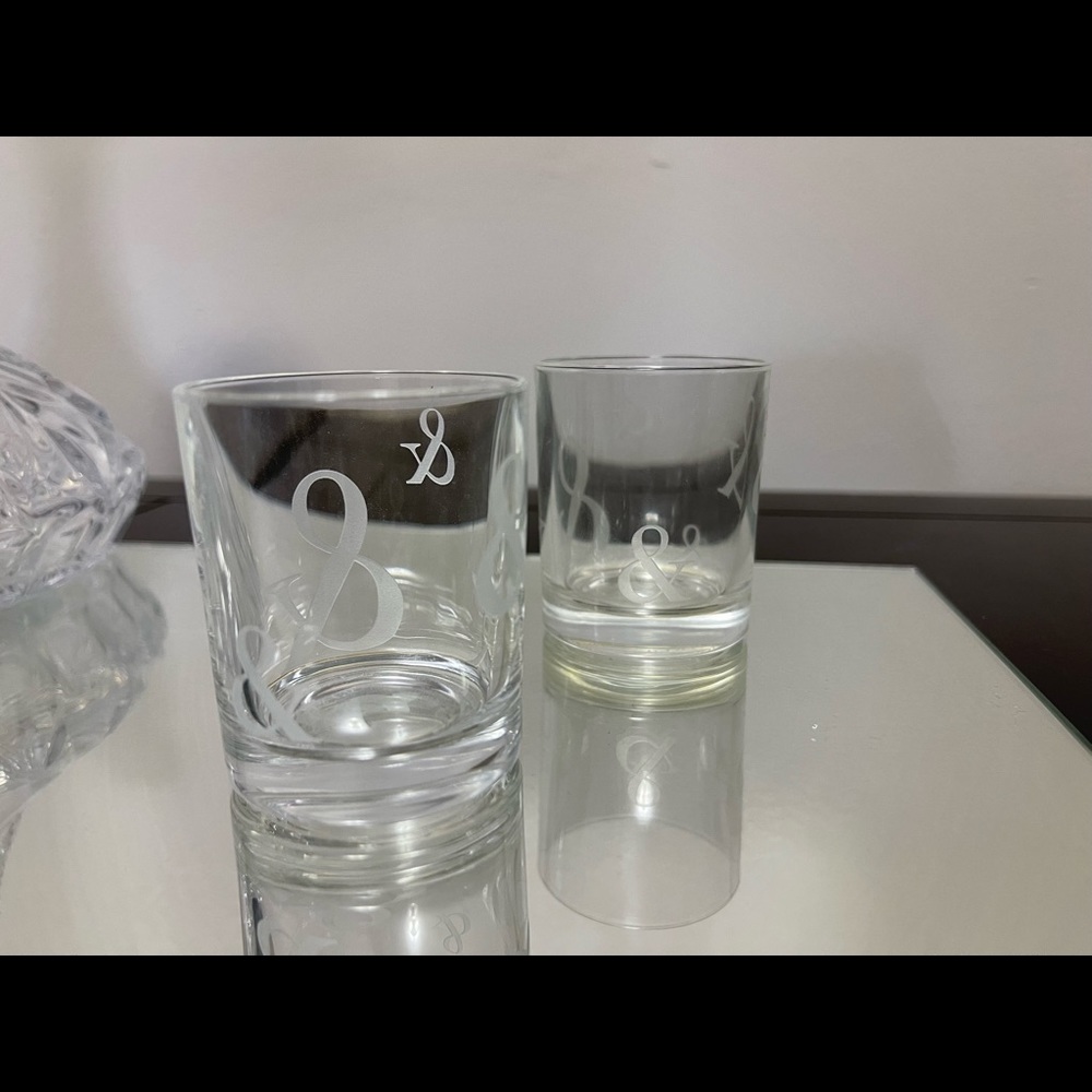 Tiffany & Co. pair shot glasses